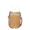 Woody Small Raffia Bucket Bag - Beige