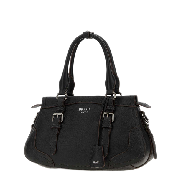 Large Buckskin Tote - Black