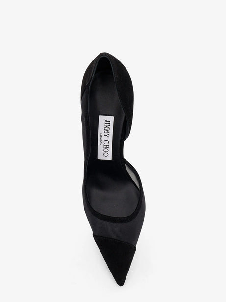 Jimmy Choo Brigitte 100 suede décolleté - Black