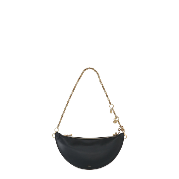 Icons Nappa Lambskin Shoulder Bag - Black