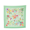 Green Flora Print Scarf