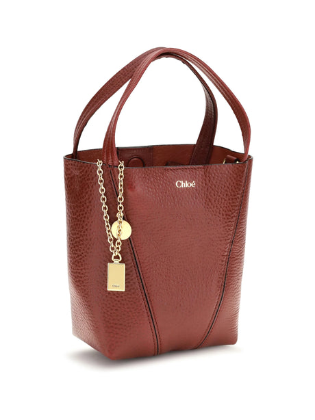 Chloé Spin Shoulder Bag - Divine Red