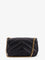 Saint Laurent Loulou Mini leather crosbody bag with chevron stitching - Nero