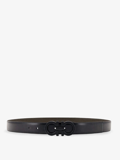 Ferragamo Reversible leather belt - Neronewcognac