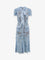 Self-Portrait Lace dress with belt - Blue