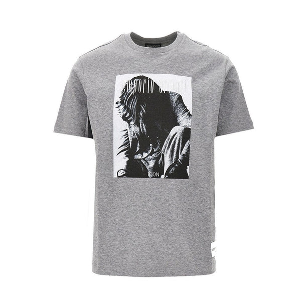 EMPORIO ARMANI ICON photographic print T-shirt