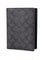 Coach Mens Passport Card Case In Signature Canvas - Charcoal/Black