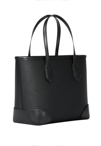 Michael Kors Eva Extra-Small Saffiano Leather Convertible Tote Bag - Black