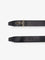 Tom Ford Leather belt with metal logo buckle - Black