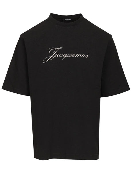 Jacquemus T-Shirt With Writing - Black