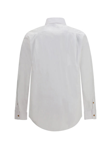 Vivienne Westwood Orb embroidered cotton Shirt - White