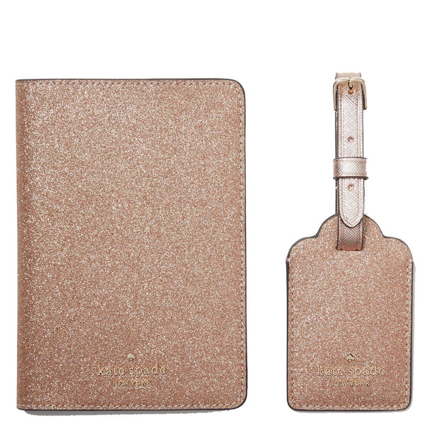Kate Spade Shimmy Boxed Travel Set - Rose Gold k4813