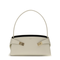 Hug One Size Calfskin Shoulder Bag - Mascarpone-Nero