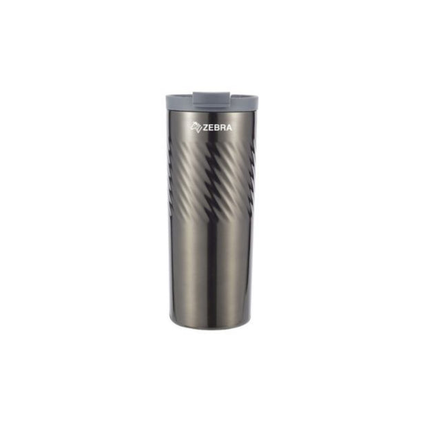 Zebra Vacuum Mug 500ml, Cool Grey, Twistor