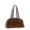 Bowling Medium Suede Bag - Cocoa Brown