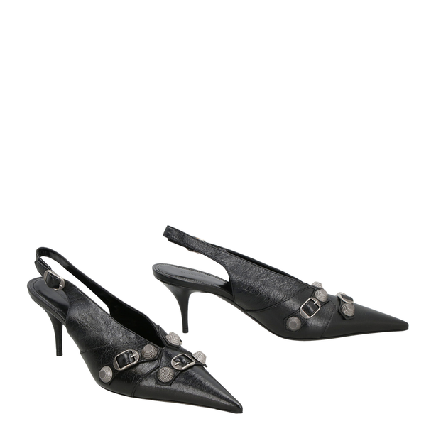 Cagole Leather Slingback Pumps