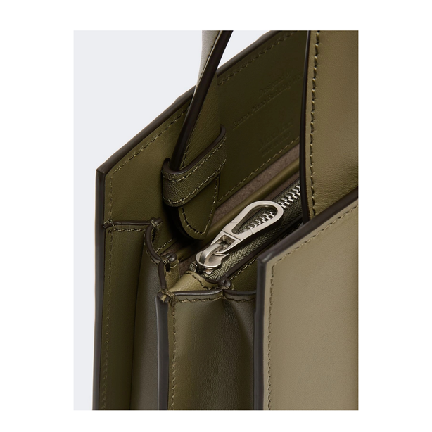 Whitney Micro Calfskin Handbag - Olive Green