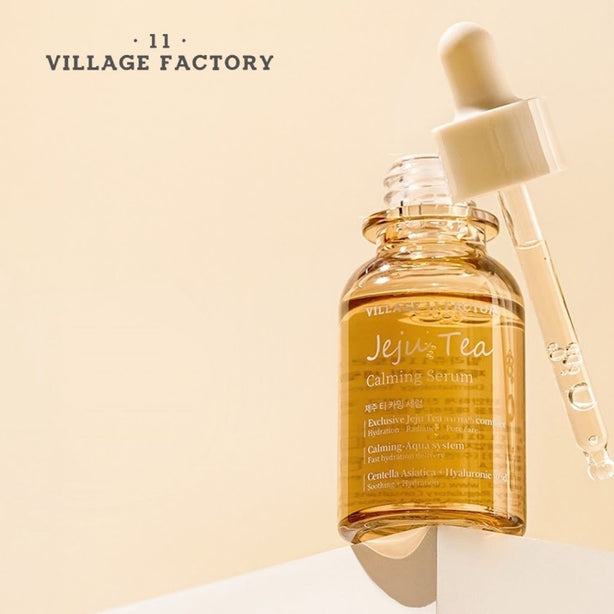 [VILLAGE 11 FACTORY] JEJU TEA Calming Serum 30ML [International Shipping]