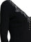 Self-Portrait Top with lace - Black