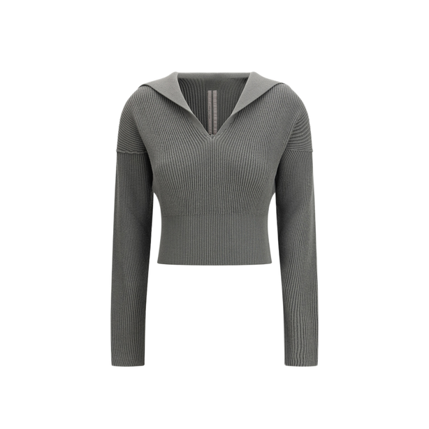 Euca Virgin Wool Sweater With V Neck