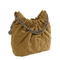 Fleming Mini Suede Hobo Bag - Chicory Brown