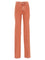 Chloe' High-Waisted Straight Leg Jeans - Brown