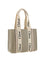 Chloé Woody canvas Shoulder Bag - Cement Pink