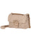 Small Lambskin Leather Shoulder Bag - Beige