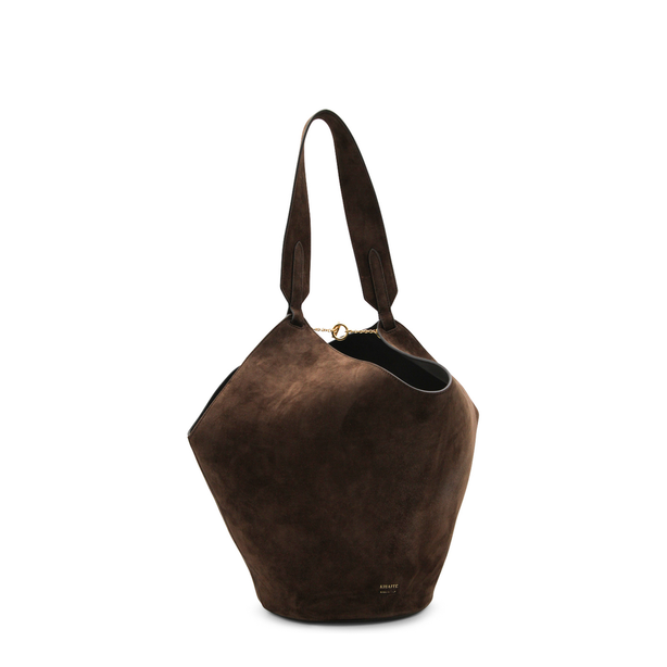 Lotus Small Suede Tote - Cedar