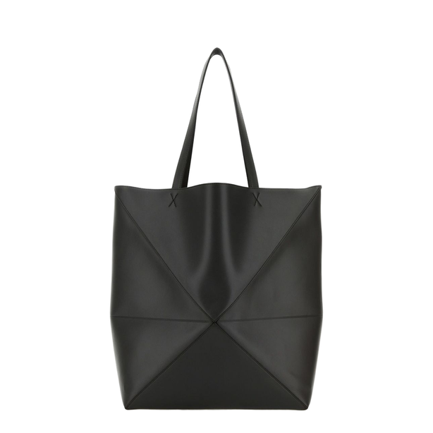 Puzzle XL Calfskin Tote - Dark Grey