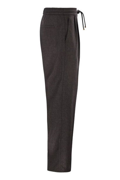 Tailored Jogger Trousers in Virgin Wool