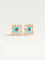 [Rare Bird Collection] Peranakan Floral Stud - Turquoise