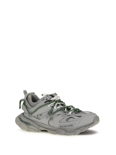 Balenciaga Track Trail Laces Sneakers - Gry/Yellow/Wht/Navy
