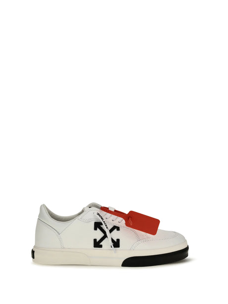 Off-White Vulcanized Low Sneakers - White/Black