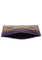 Coach Card Case In Signature Canvas - Brown/Boysenberry