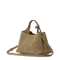 T Timeless Micro Calfskin Tote - Cappuccino Brown