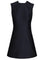 Balenciaga Wool And Silk A-Line Mini Dress - Blue