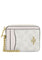 Coach Zip Card Case In Signature Canvas - White/Chalk