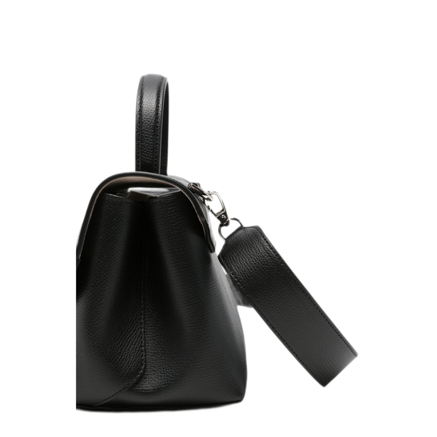 24/7 Mini Grained Cow Leather Handbag - Brown