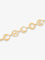 Chloe' Brass Script Necklace - Vintage Gold