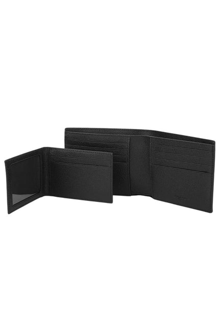 Coach Mens Boxed 3-In-1 Wallet Gift Set - Black