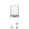 SplitGlass - Tumbler | White wine cup - Blue - set of 2 glasses