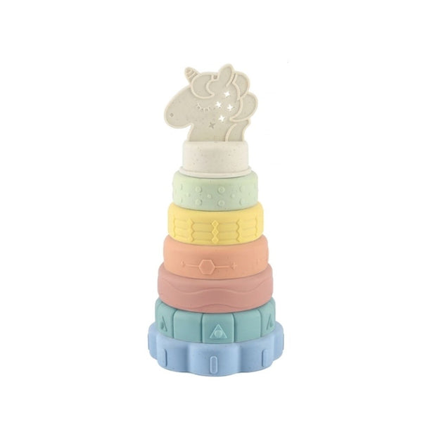 Maya & Friends Bio Silicone Soft Unicorn Stacker