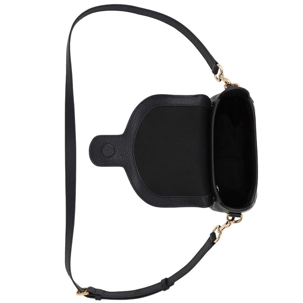 Marc Jacobs The J Marc Pebble Saddle Bag 2F5HCR018H01 - Black