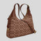 COACH Ella Shoulder Bag In Signature Chenille Light Khaki/Vintage Brown RS-CCE49