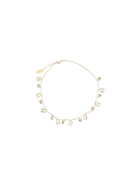 Chloé Mini Paddington Necklace - Vintage Gold