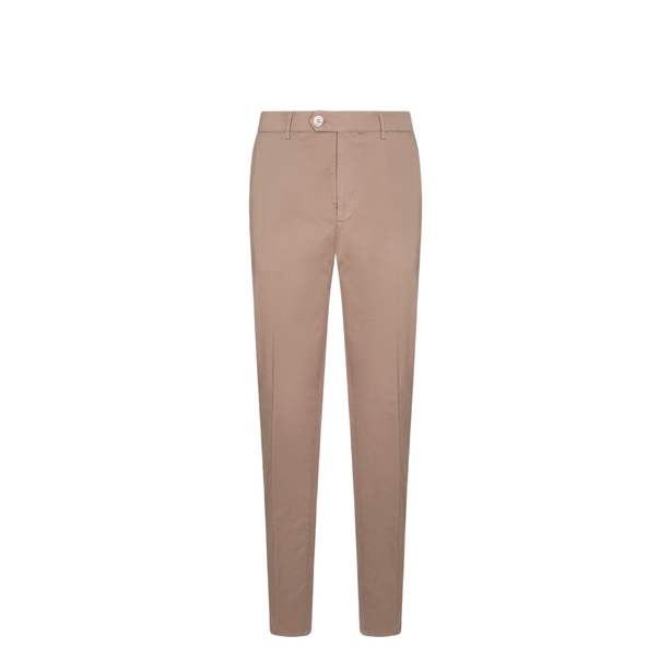 Cotton Pants Dark Beige