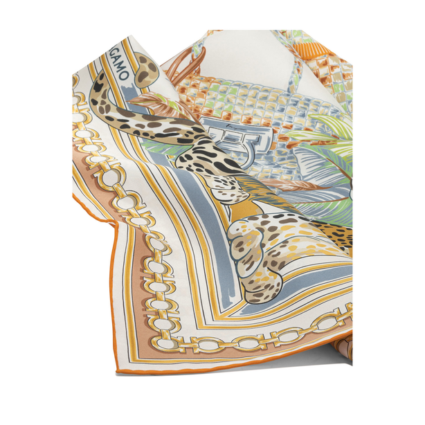 Feline Silk Scarf