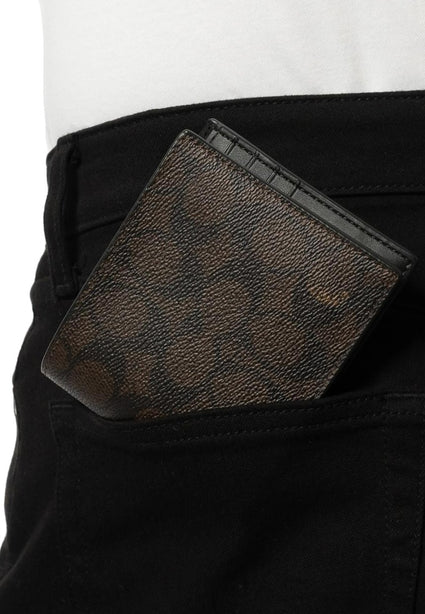 Coach 3 In 1 Wallet In Signature Canvas - Mahogany/Multi
