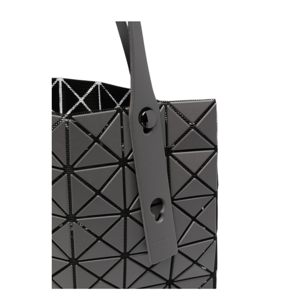 Prism Matte Small PVC Tote - Charcoal Grey